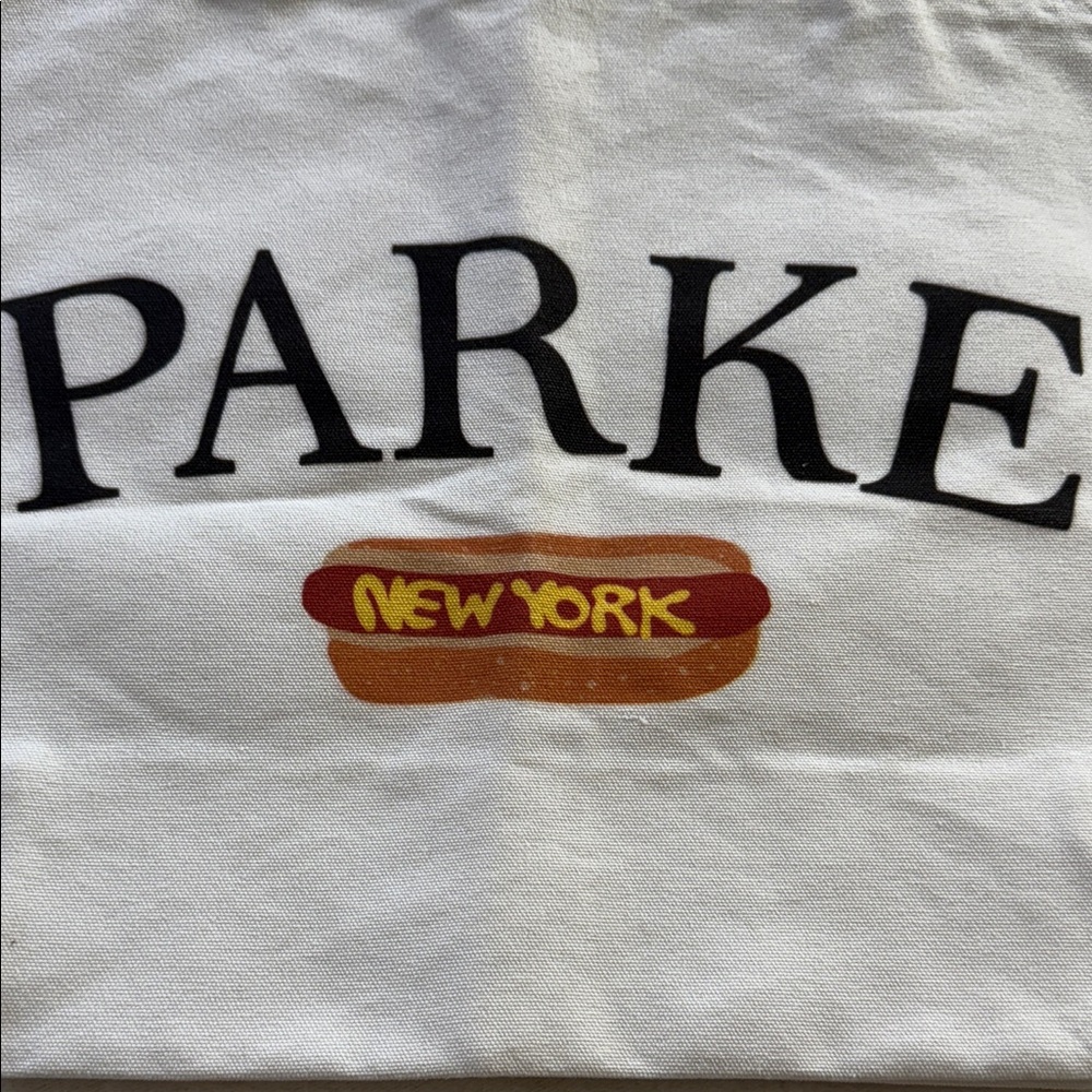 Parke NYC Pop Up Hot Dog Exclusive Canvas Zip Up Tote Bag - Picture 4 of 10